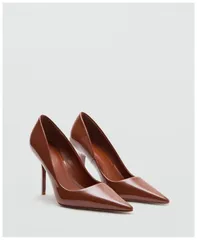 マンゴ レディース シューズ パンプス ヒール MANGO Womens HighHeeled Shoes Cognacのサムネイル
