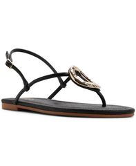 アルド レディース シューズ サンダル ALDO Womensophyadjustable Strap Slingback Flats Black Smooth ブラック
