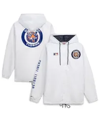 ミッチェルネス メンズ アウター ジャケット・ブルゾン フーデッドジャケットール Mitchell Ness Mitchell Ness Mens White Detroitigers Big Talのサムネイル