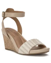 ラッキーブランド レディース シューズ サンダル アンクル Lucky Brand Womens Lyndankle Strap Wedge Sandals Natural Multi Metalliのサムネイル