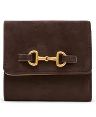 アンクライン レディース アクセサリー 財布 Anne Klein Horsebitrifold Wallet Brown ブラウンのサムネイル