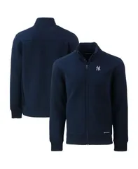 カッターアンドバック メンズ アウター ジャケット・ブルゾン トール Cutter Buck Mens Navy New York Yankees Big Tall Roam Eco FullZipのサムネイル