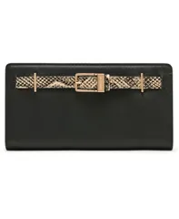 アンクライン レディース アクセサリー 財布 Anne Klein Belted Bifold Wallet Black ブラックのサムネイル