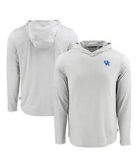 カッターアンドバック メンズ アウター パーカー・スウェット Cutter Buck Mens Gray Kentucky Wildcats Coastlinepicomfort Eco Long Sのサムネイル