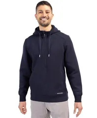 カッターアンドバック メンズ アウター パーカー・スウェット ハーフジップ Cutter Buck Mens Roam Half Zip Mens Long Sleeve Hooded Pulloveのサムネイル
