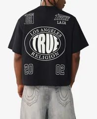 トゥルーレリジョン メンズ トップス Tシャツ クルーネック 半袖 True Religion MenshortSleeve Crewneck TShirt Jet Black ブラック