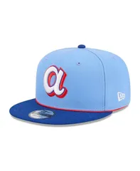 ニューエラ メンズ アクセサリー 帽子 New Era Mens Light Blue Atlanta Braves 2026 City Connect 9FIFTY Snapback Hat Lig