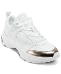 ダナ キャラン ニューヨーク レディース シューズ スニーカー レース DKNY Womens Juna LaceUp Sneakers White Champagne ホワイトのサムネイル