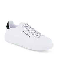 カール ラガーフェルド メンズ シューズ スニーカー ロゴ KARL LAGERFELD PARIS Mens Logo Plain Toe Sneakers White ホワイトのサムネイル