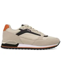ヒューゴボス メンズ シューズ スニーカー Hugo Boss Mens Parkour Runner Sneakers Open Beige ベージュのサムネイル