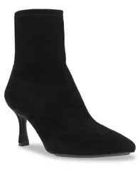 アンクライン レディース シューズ ブーツ・レインブーツ Anne Klein Womens Reesse Pointed Toe Booties Black Suede ブラックのサムネイル
