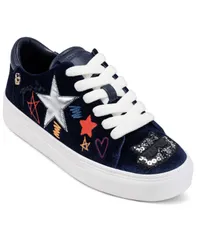 カール ラガーフェルド レディース シューズ スニーカー KARLAGERFELD PARIS Womens Cate Ikonic Sneakers Navy ネイビーのサムネイル