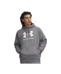 アンダーアーマー メンズ アウター パーカー・スウェット シャツ ロゴ Under Armour Mens Rivalogo Hooded Sweatshirt Gray グレー