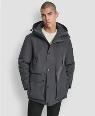 ダナ キャラン ニューヨーク メンズ アウター ジャケット・ブルゾン パーカー DKNY Mens Urban Hooded Parka Jacket Ironのサムネイル