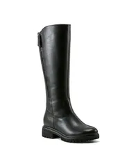 ロックポート レディース シューズ ブーツ・レインブーツ Rockport Womens Ivette Wide Calf Waterproof Casual Boots Black Leatherのサムネイル