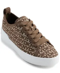 ダナ キャラン ニューヨーク レディース シューズ スニーカー レース DKNY Womens Mar Lace Up Sneakers Chinoのサムネイル