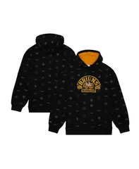 ミッチェルネス メンズ アウター パーカー・スウェット プリント Mitchell Ness Mens Black Boston Bruins 100th Anniversary Allover Prのサムネイル