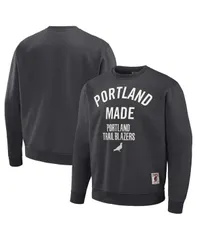 ステイプル メンズ アウター ジャケット・ブルゾン プラスサイズ スウェット シャツ ブレザー Staple Mens NBA x Anthracite Portland Trail Blazersのサムネイル