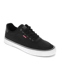 リーバイス メンズ シューズ スニーカー レース Levis Mens Munro UL Lace Up Sneakers Black Charcoal ブラックのサムネイル