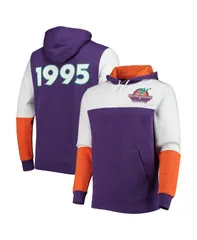 ミッチェルネス メンズ アウター パーカー・スウェット カラーブロック パーカー Mitchell Ness Mens Purple NBA Hardwood Classics 1995 AllStaのサムネイル