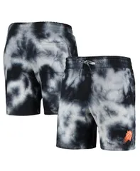 ニューエラ メンズ ボトムス ハーフパンツ・ショーツ ショートパンツ フリース New Era Mens Black Phoenix Suns Fleece TieDye Shorts Black ブのサムネイル
