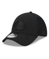 ニューエラ メンズ アクセサリー 帽子 New Era Mens Black New York Jets Main Neo 39THIRTY Flex Hat Black ブラック