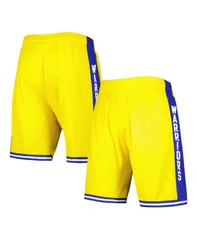 ミッチェルネス メンズ ボトムス ハーフパンツ・ショーツ ショートパンツ Mitchell Ness Mens Gold Golden State Warriors 197475 Hardwood Cのサムネイル