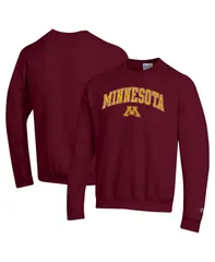 チャンピオン メンズ アウター パーカー・スウェット スウェット シャツ ロゴ Champion Mens Maroon Minnesota Golden Gophers Arch Over Logo