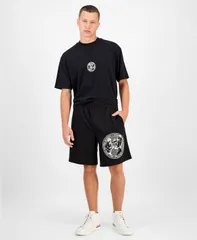 ヒューゴボス メンズ ボトムス ハーフパンツ・ショーツ リラックスフィット ショートパンツ グラフィック Hugo Boss Mens Dubox Relaxed Fit Graphic 9 Shorのサムネイル