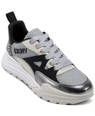 ダナ キャラン ニューヨーク レディース シューズ スニーカー レース DKNY Womens Zanira Lace Up Sneaker NickelCoconutのサムネイル