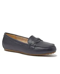 ランズエンド レディース シューズ パンプス レザー ローファー Lands End Womens Comfort Slip On Leather Loafers Deep sea navy ネイビーのサムネイル