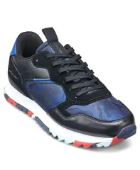 カール ラガーフェルド メンズ シューズ スニーカー KARLAGERFELD PARIS Men s Camo Runner Sawtooth Sole Sneaker Navy ネイビーのサムネイル