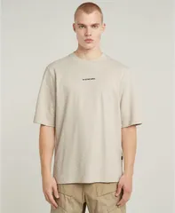ジースター メンズ トップス Tシャツ 半袖 GStaraw Mens Checquard Tweeter ShortSleeve TShirt Beige ベージュのサムネイル