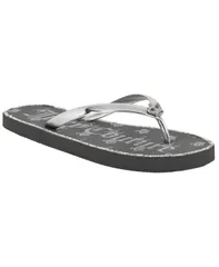 ジューシークチュール レディース シューズ サンダル Juicy Couture Womens Shamrock Flip Flops GraySilver グレーのサムネイル
