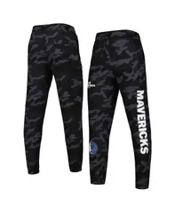ニューエラ メンズ ボトムス カジュアルパンツ ジョガーパンツ New Era Mens Black Camo Dallas Mavericks Tonal Joggers Black Camo ブラのサムネイル