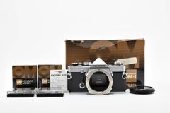 ★OLYMPUS OM-1 ボディ+ フォーカシングスクリーン(型式1-10) 希少な外観極上品 ジャンク 箱あり Olympus オリンパス OM-1N ボディ