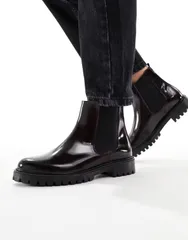 アルド レディース シューズ ブーツ・レインブーツ チェルシー アンクル ブーツ ALDO Adalitlan chelsea ankle boots Burgundy バーガンディのサムネイル