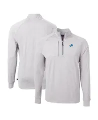カッターアンドバック メンズ アウター パーカー・スウェットール シャツ ニット Cutter Buck Mens Heather Gray Detroit Lions Big Tall Adaptのサムネイル