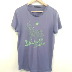 サイズ 100 パープル グラフィック 半袖Tシャツ