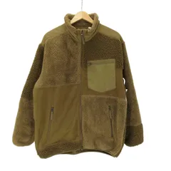 ユニクロ UNIQLO Engineered Garments コラボ ボアフリースコンビネーションジャケット フリース ボア ダブルジップ メンズ JPN：XL のサムネイル