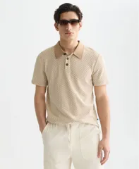 スコッチアンドソーダ メンズ トップス ポロシャツ SCOTCH SODA Mens RegularFit Polo Shirt Amphoraのサムネイル