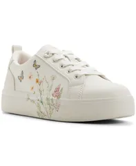 アルド レディース シューズ スニーカー ALDO Womens Wildflowers Low Top Sneakers White Multi ホワイトのサムネイル