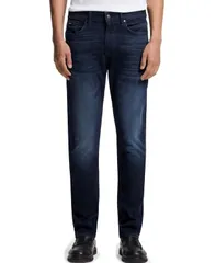 ヒューゴボス メンズ ボトムス デニムパンツ ジーンズ Hugo Boss Mens DarkBlue Stretch Denim Delaware SlimFit Jeans Dark Blue ブのサムネイル