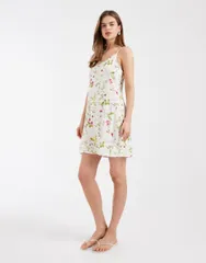 ヴェロモーダ レディース トップス ワンピース フラワー柄 プリント ミニ フラワー Vero Moda Easy tie shoulder camini dress wild floral prin