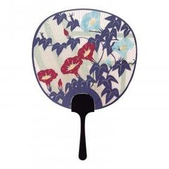 京うちわ 阿以波 伝統工芸品 透かし彫り団扇 紅葉流水紋 - メルカリ