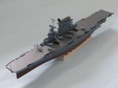 ♦︎【超精密完成品】1/350 日本海軍 戦艦「三笠」・木製台座 ガラス