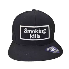 エフアールツー FR2 SMOKING KILLS 刺繍 スナップバック キャップ メンズ 表記無 のサムネイル
