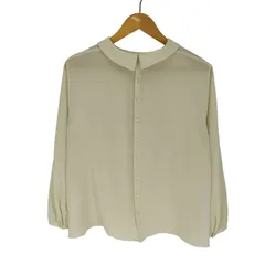 ユニ yuni エステル レギュラーカラー L/S ブラウス レディース FREE のサムネイル