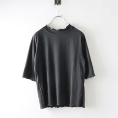 サマンサモスモスブルー Samansa Mos2 SM2 blue ハイネック五分袖カットソー M ブラック／トップス プルオーバー【2400014993042】のサムネイル
