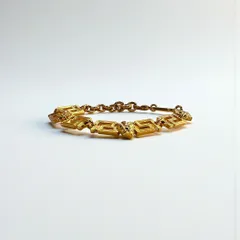 VERSACE グレカ ブレスレット Greca Bracelet ゴールド チェーン メデューサ チャームのサムネイル